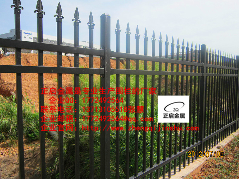 供应用于工厂的东莞组装式锌钢围墙栅栏