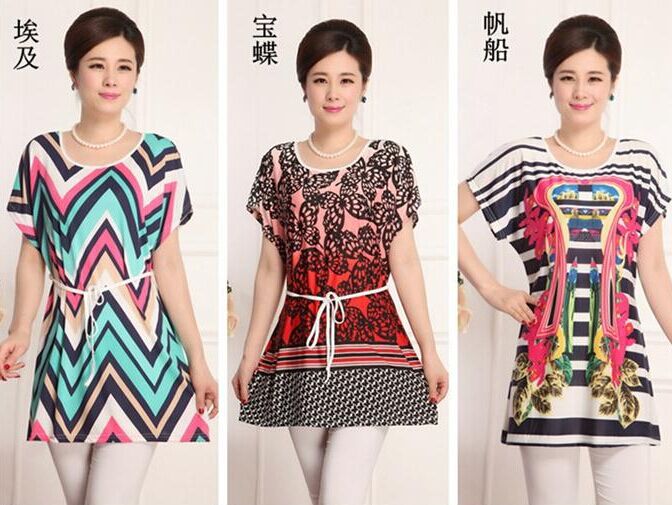 北京市大量夏季短袖T恤便宜服装批发女厂家