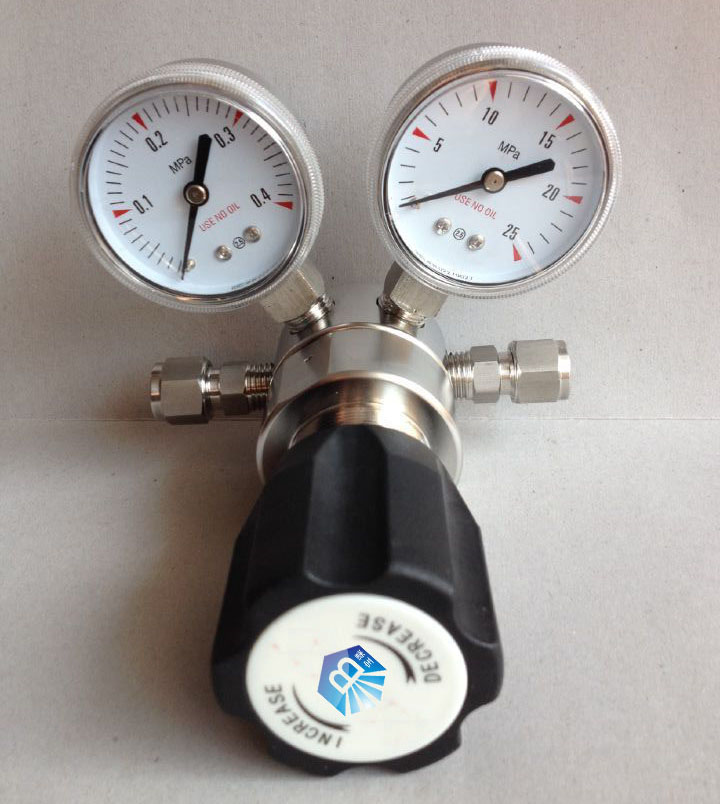 供应QR1不锈钢氮气减压器/减压阀/减压表/不锈钢减压器