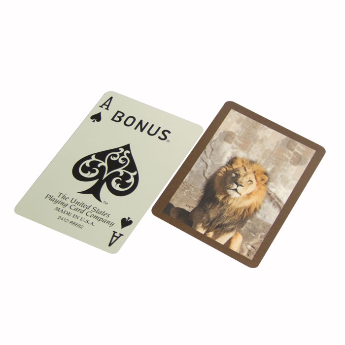 供应美国进口BONUS红色狮子款|纸牌扑克