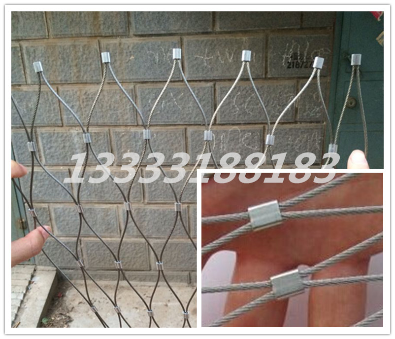 供应用于安全防护的宁德地区安全防护卡扣钢丝绳网图片