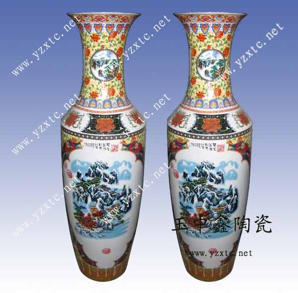 供应用于的中国红大花瓶，釉里红大花瓶图片