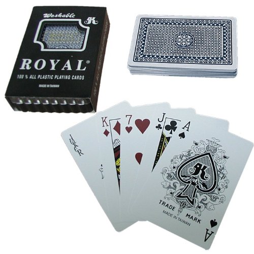 供应台湾ROYAL骨头架|皇家塑料扑克牌|