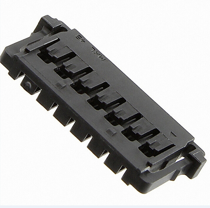 厂家供应MX504051-0401 黑色两边带扣 超薄电源连接器