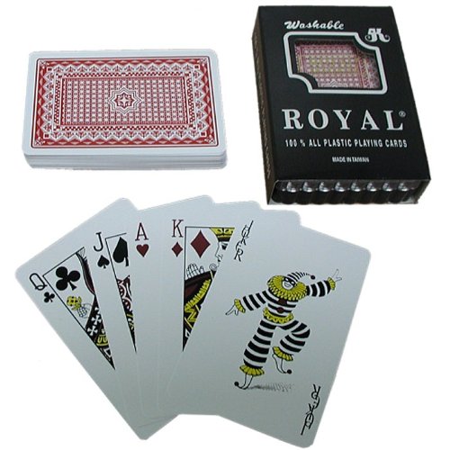 供应台湾ROYAL四角星|皇家塑料扑克牌|图片