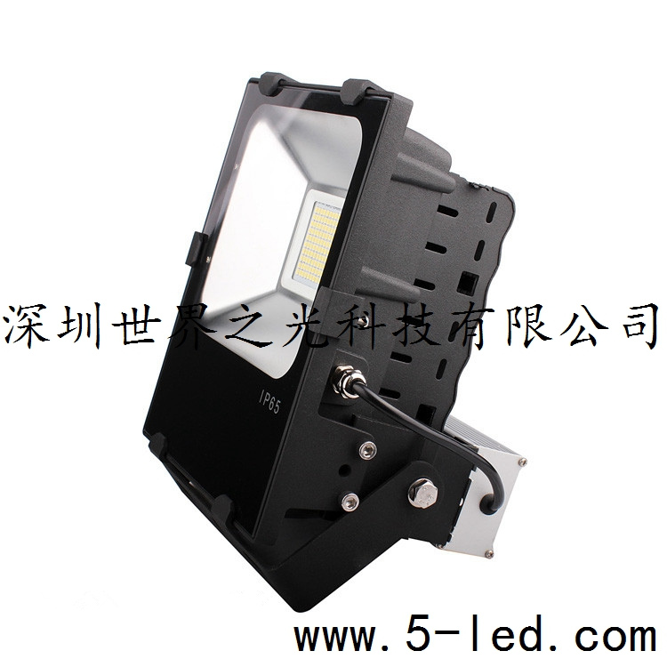 深圳世界之光LED灯厂供应用于舞台景观厂房灯照明的LED投光灯50W