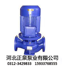供应ISG65-100型管道离心泵，新疆ISG行管道泵供应商，立式管道泵厂家图片