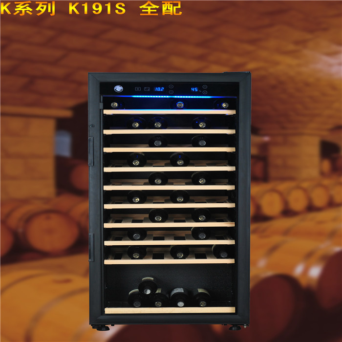 供应实木红酒展示柜家用红酒柜节能酒柜恒温恒湿进口压缩机葡萄酒柜