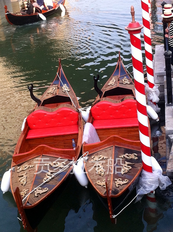 欧式装饰木船 威尼斯贡多拉船木船去哪儿买好呢同款木船厂家直销