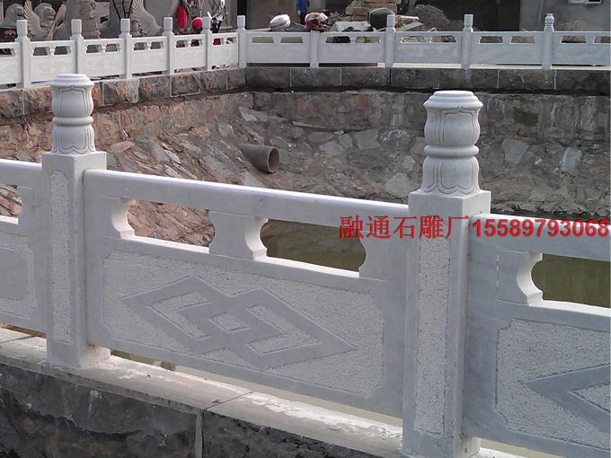 济宁市汉白玉栏杆青石护栏河道护栏栏杆厂家