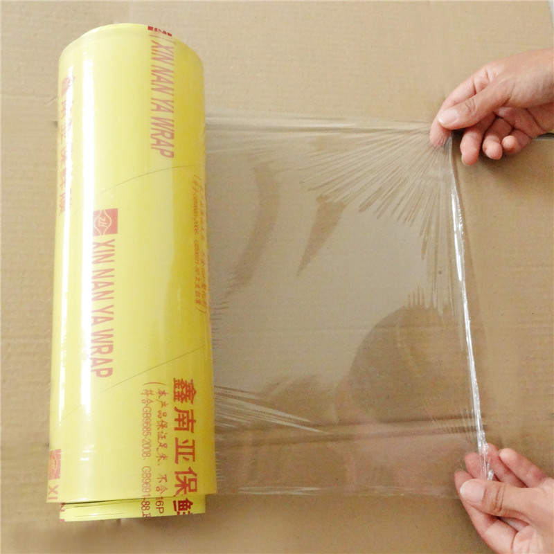 供应直销保鲜膜大卷PVC保鲜膜食品包装图片