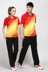 供应广西羽毛球服运动服厂家，贺州羽毛球运动服供应电话图片