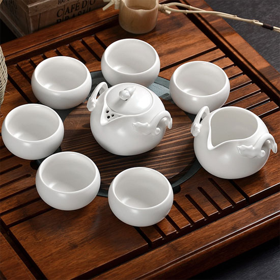 供应高档茶具套装礼品 手绘陶瓷茶具