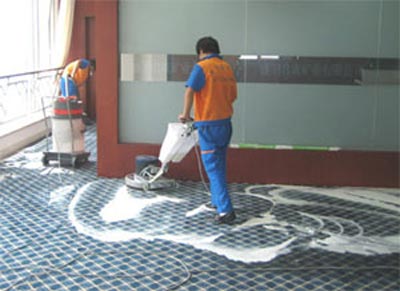 供应厦门专业地毯清洗公司，地毯清洁图片