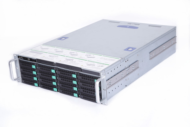供应3U热插拔服务器机箱 储存机箱 支持冗余电源 16个硬盘位
