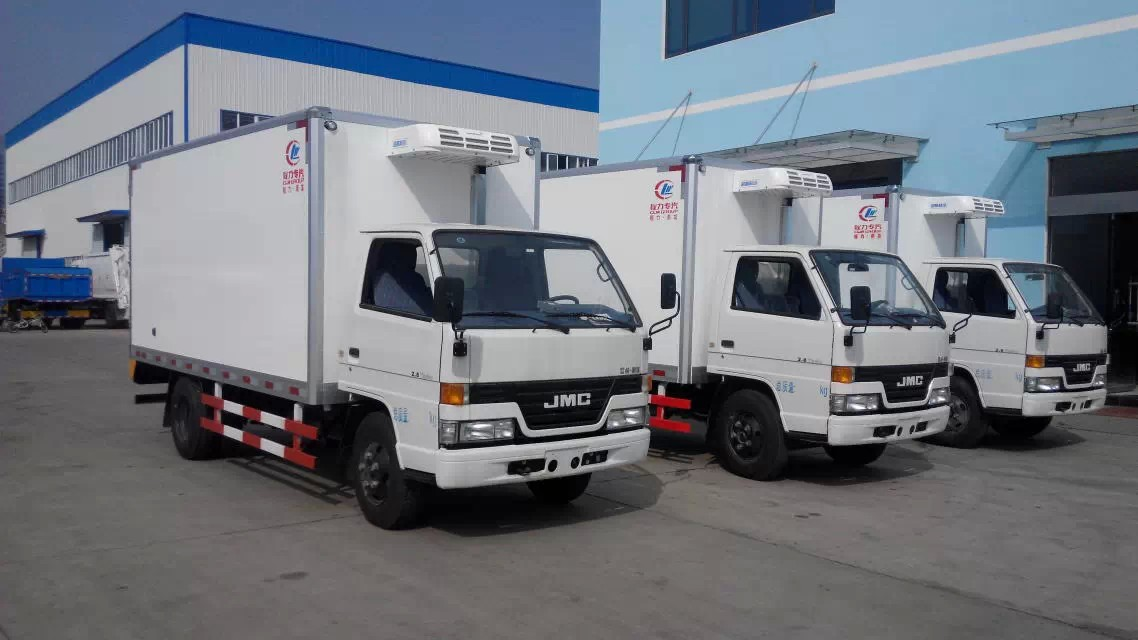 供应用于运输冷藏保温的国四新款4.1米冷藏车多少钱 图片