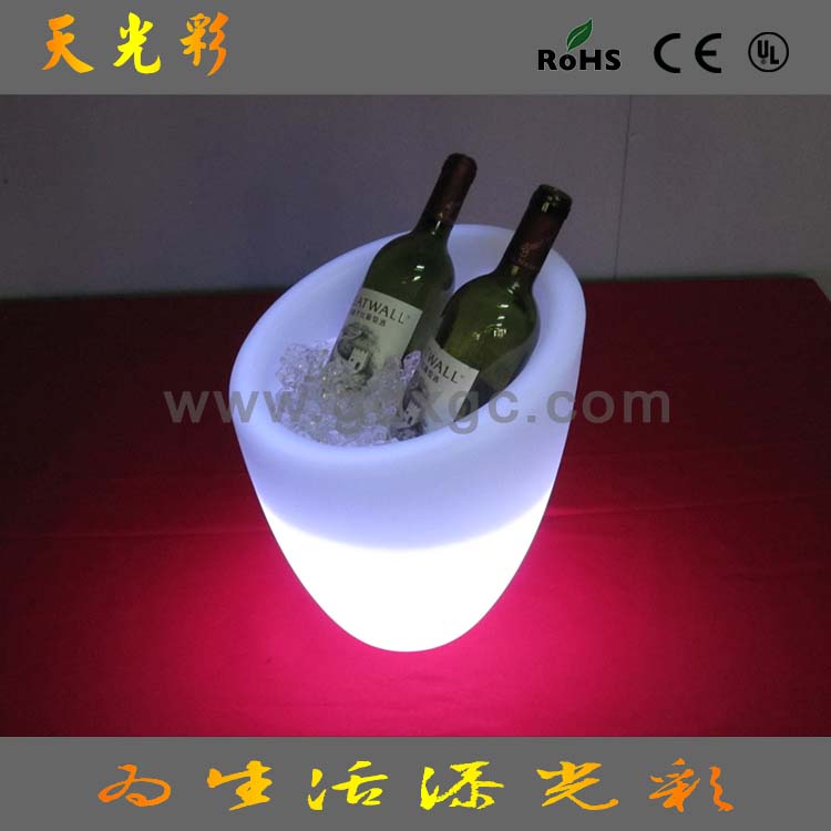 供应LED多功能冰桶 多功能冰酒桶 LED发光酒吧用品 发光家具