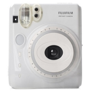 供应用于拍立得相纸的mini50s相机香港富士拍立得相机一次成像mini50s相机 钢琴白色