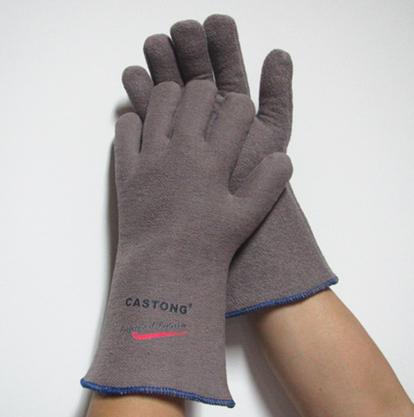 供应用于工业铸造的隔热手套耐高温手套，无尘隔热手套，耐300度高温手套