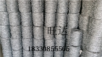 双股正反拧刺绳材质可采用优质低碳铁丝不锈钢丝包塑丝