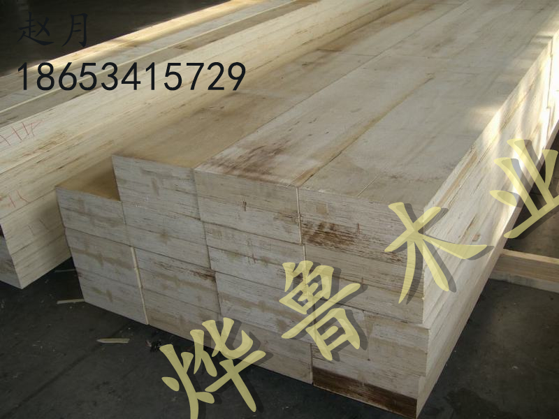 供应用于包装箱的河北江苏包装箱用的LVL单板层积材烨鲁木业18653415729图片