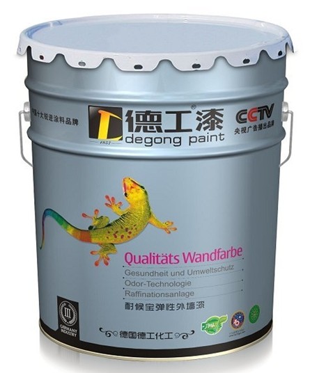 中国十大品牌德工漆厂家耐候宝弹性外墙漆加盟代理