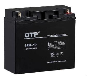 供应OTP蓄电池6FM-1712v17ahOTP蓄电池寿命长设计寿命高达5~8年图片