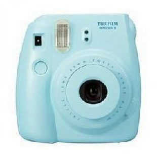 供应用于的拍立得相机供应富士香港拍立得相机批发一次成像相机mini8相机 蓝色