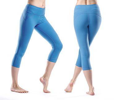 供应用于瑜伽服的专业定做四针六线锦纶瑜伽服瑜伽裤