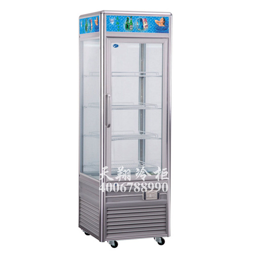 供应冷藏柜四门玻璃门展示柜立式冰柜便