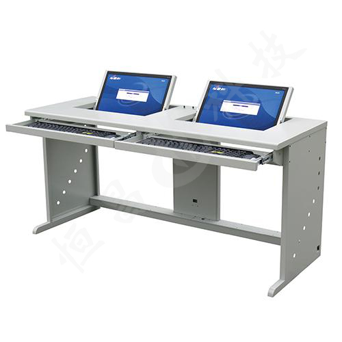 供应海仕杰翻转式钢制学生电脑桌DNZ-5300图片