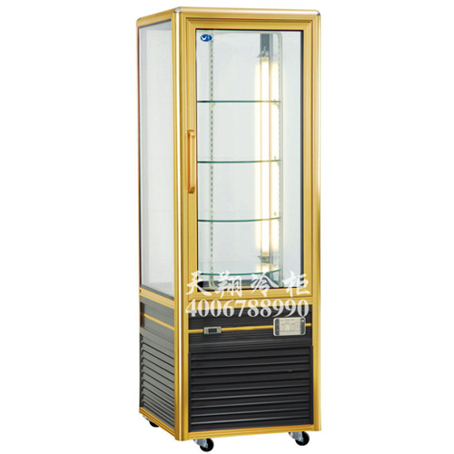 供应冷藏柜四门玻璃门展示柜立式冰柜便
