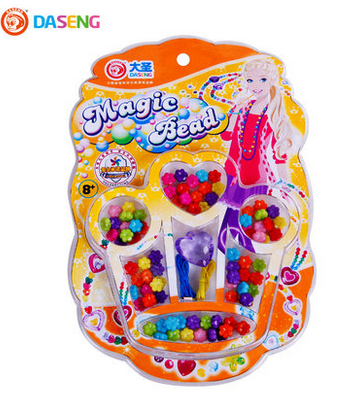 供应大圣玩具儿童串珠玩具塑料串珠玩具