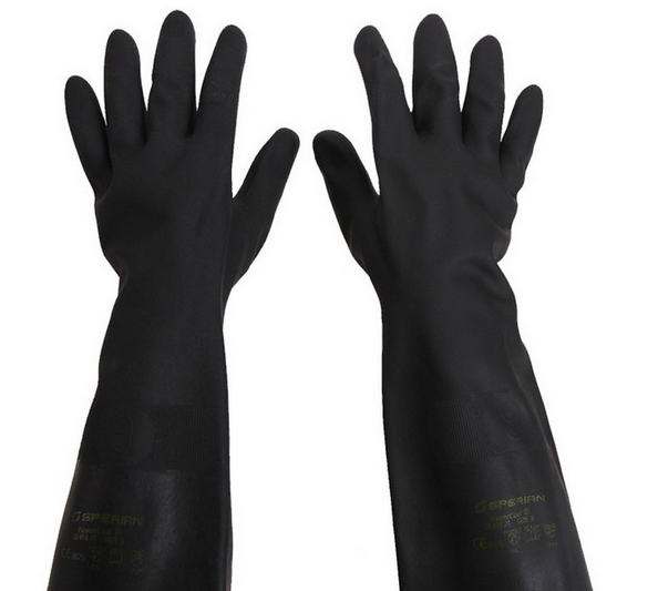 供应用于防化耐酸碱|耐磨的霍尼韦尔 2095025 氯丁橡胶长手套图片