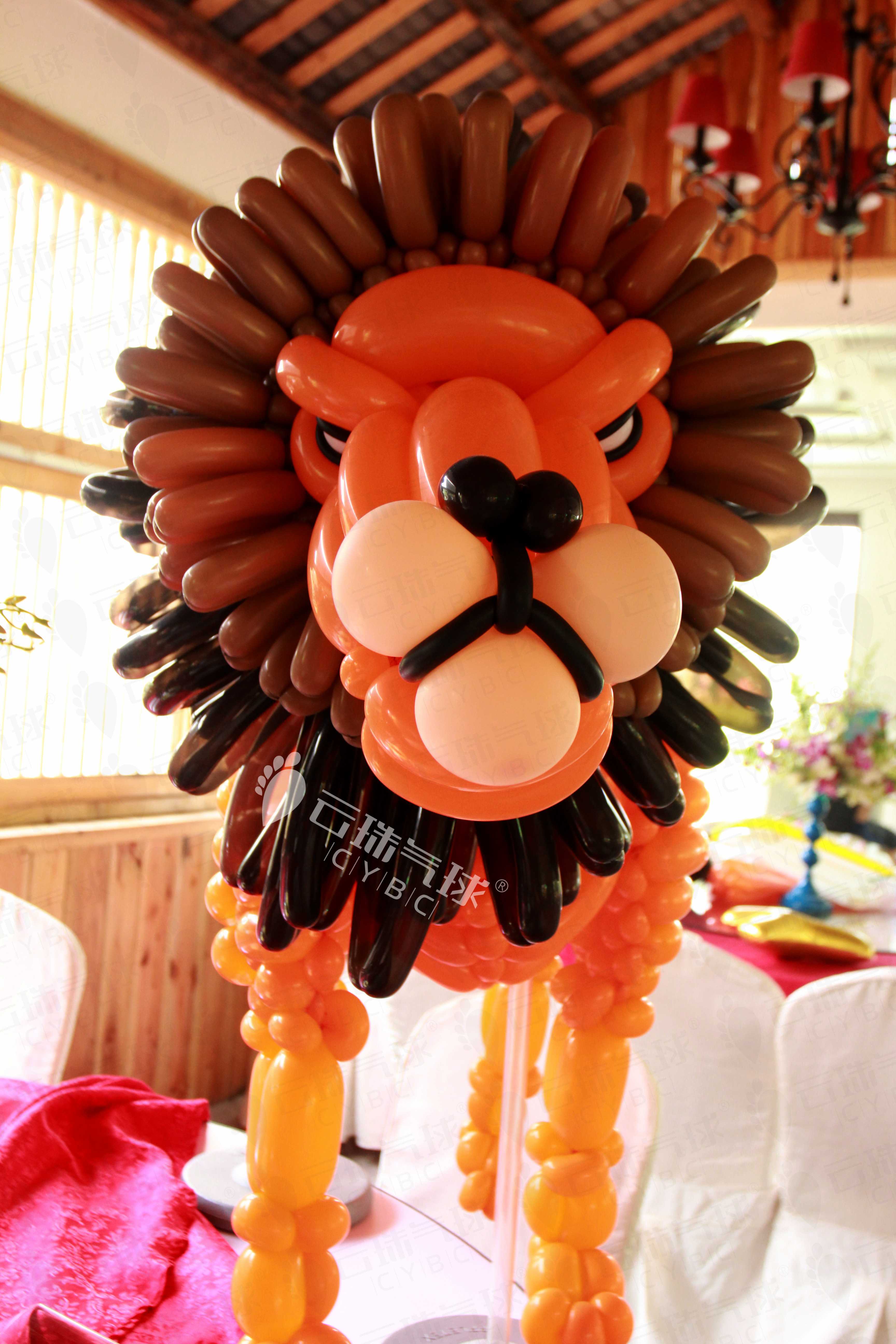 狮子气球/气球造型/成都气球狮子供应狮子气球/气球造型/成都气球狮子