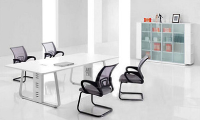 供应办公桌11办公家具 简约现代板式会议桌条形会客桌洽谈桌接待台办公电脑桌