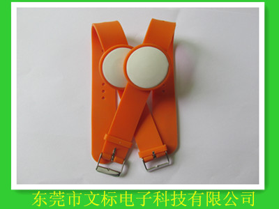供应用于管理消费的硅胶双频腕带表扣