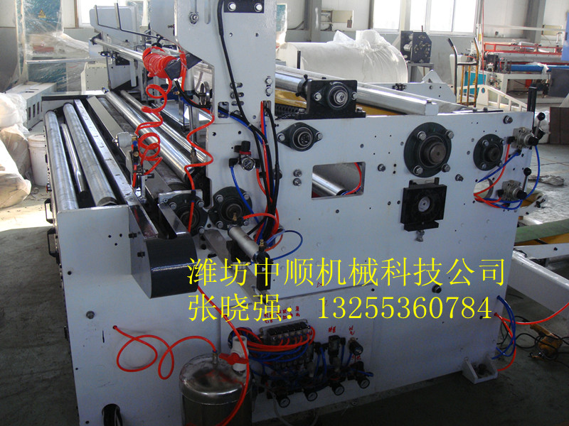 山东潍坊中顺公司供应四川客户的卫生纸生产线加工卫生纸的机器设备