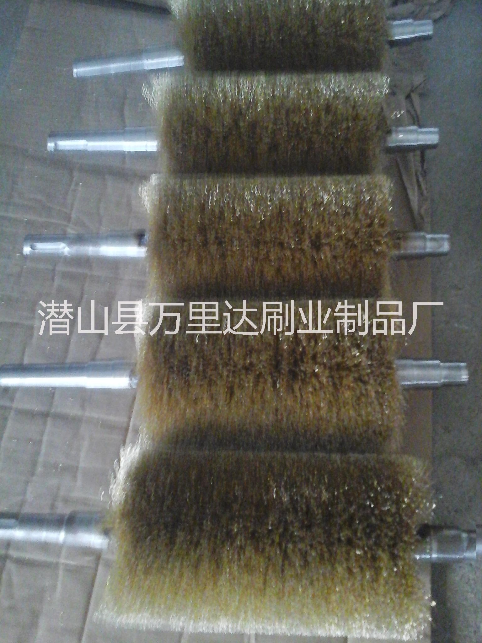 供应热销缠绕型钢丝刷辊 缠绕型钢丝刷辊价格