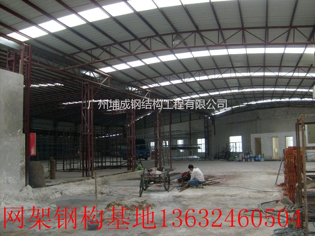 供应广州水管架铁皮厂房设计、安装低价至200元/平方