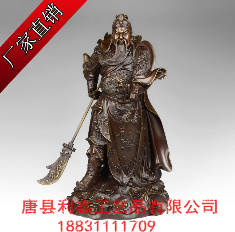 供应武士站立雕塑  岳飞雕塑  人物铜雕塑   北京雕塑厂家制作