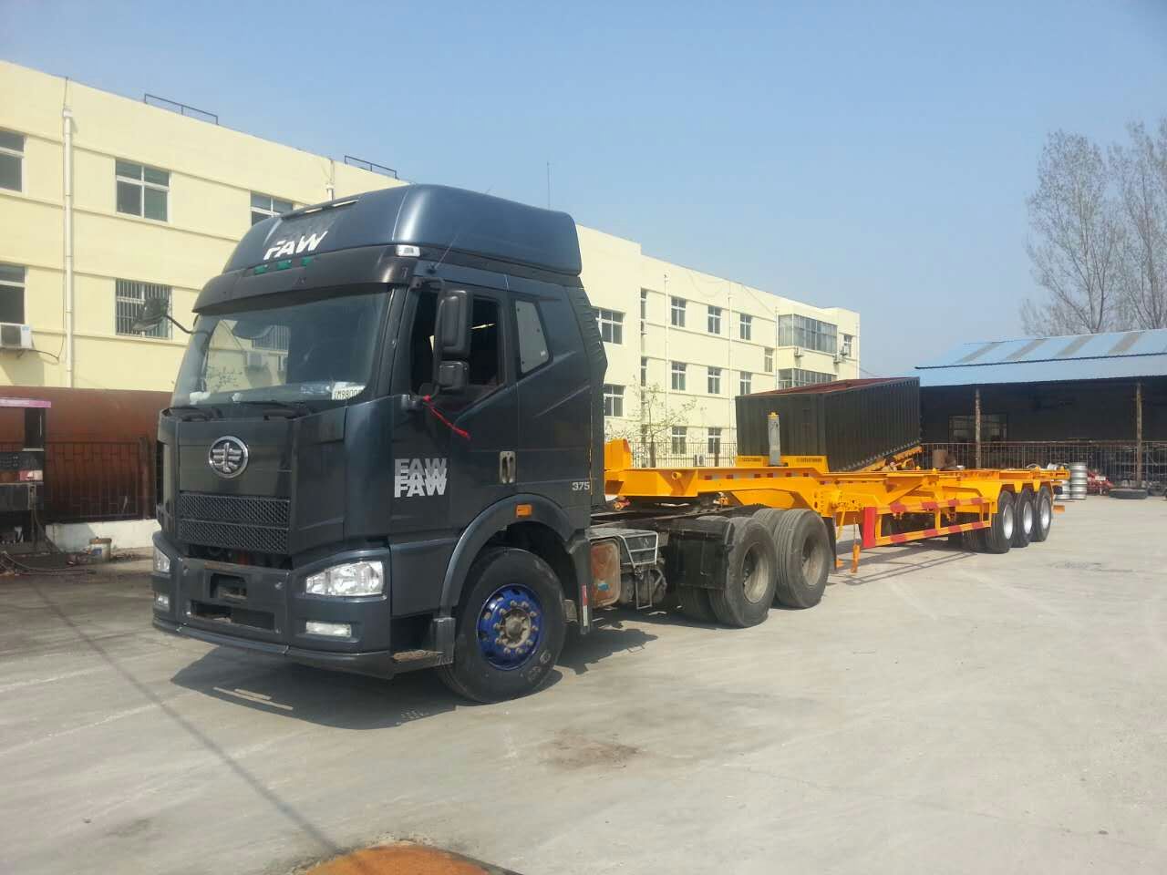 供应用于牵引车的上海40英尺集装箱运输车厂价