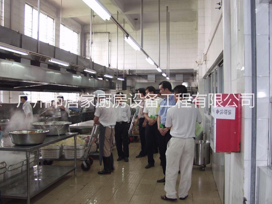 供应广州市厨具安装公司 食堂饭堂餐厅厨房工程设计 排烟风管安装