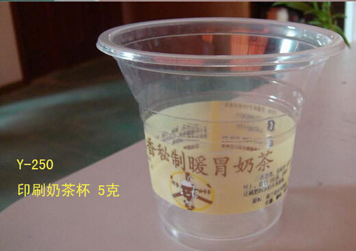 供应用于的台州厂家专业定制250ml PP酸奶杯