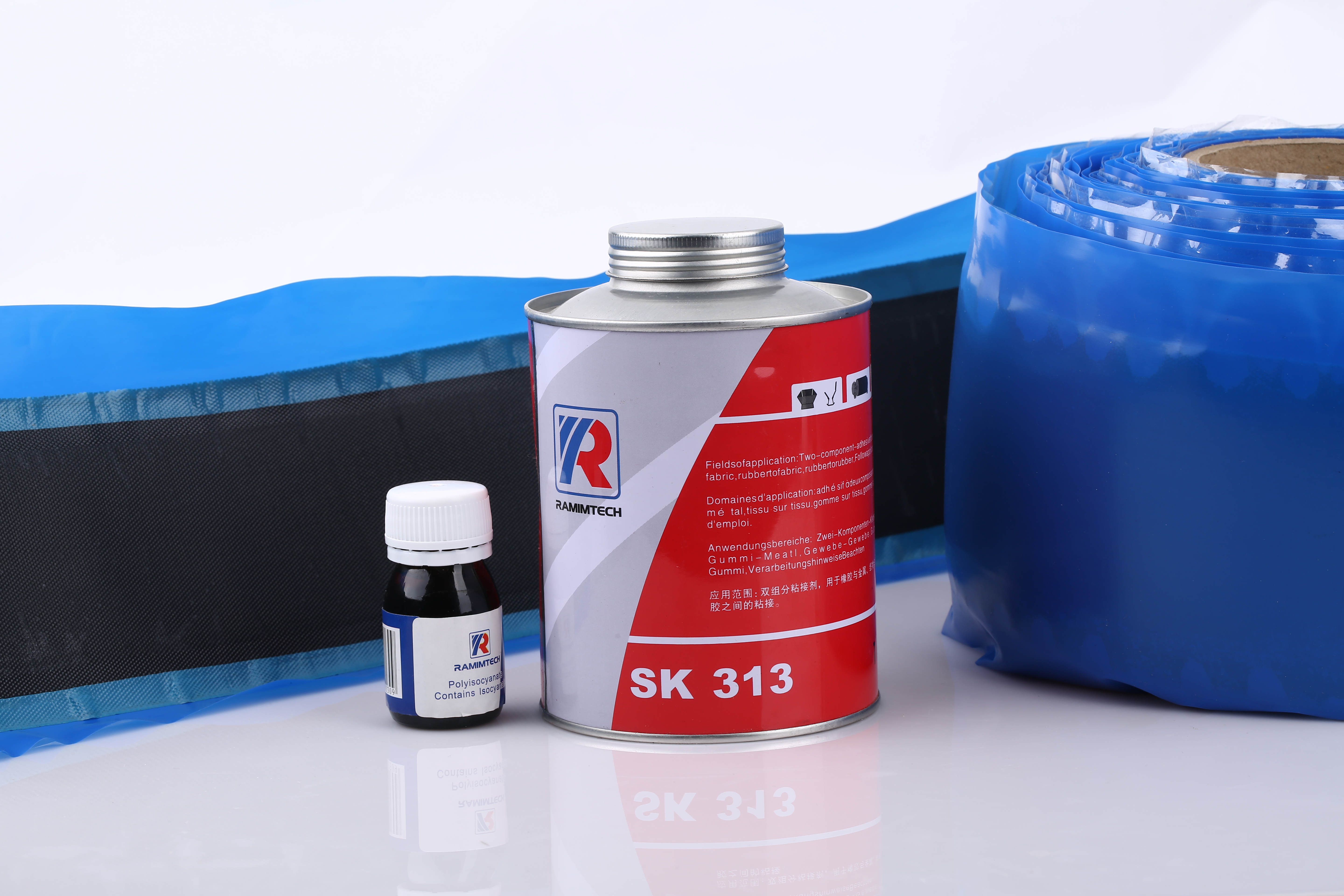 供应用于输送带冷修补的输送带硫化粘合剂SK313
