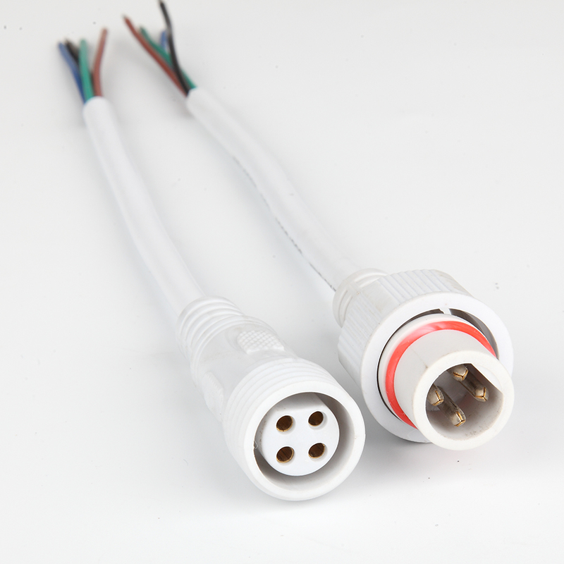供应用于树灯|LED洗墙灯|LED护栏管的LED连接线；LED防水耐寒插头线