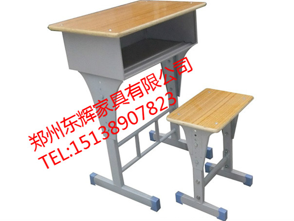 供应郑州单人课桌凳，郑州单人课桌凳定做，出售郑州单人学生课桌厂家