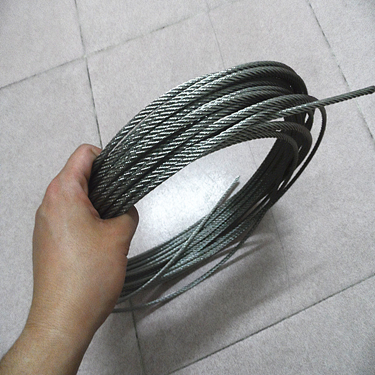 供应多股钢丝绳 202不锈钢包胶钢丝绳 镀锌钢丝绳