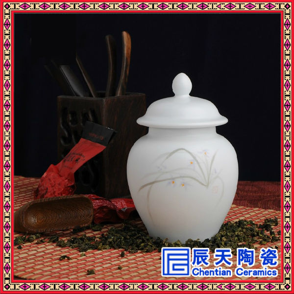 供应陶瓷茶叶罐批发 定制各类罐子 定做精美陶瓷茶叶罐 景德镇陶瓷罐子厂家供应