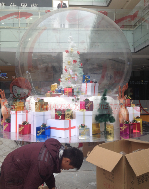 供应上海宝龙广场圣诞节美陈装饰图片